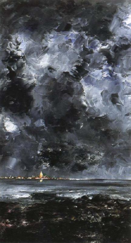 August Strindberg the city Germany oil painting art